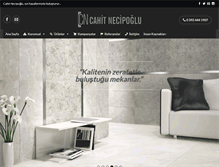 Tablet Screenshot of necipoglu.com